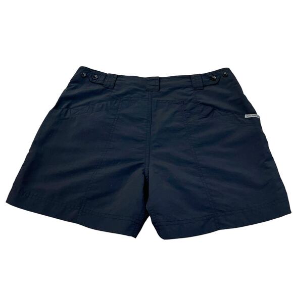 Royal Robbins Womens Hiking Camping Shorts 8 Short Inseam Black Nylon Utility - Picture 1 of 7